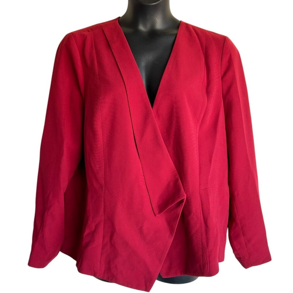 Womens  Mynt 1792 Career professional Red blazer Plus size 22
